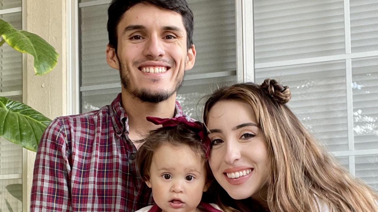 Picture of Gerardo (father), Rosalia, and Cecilia (UC Davis student)