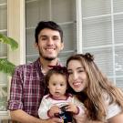 Picture of Gerardo (father), Rosalia, and Cecilia (UC Davis student)