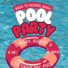 Pool Party flyer